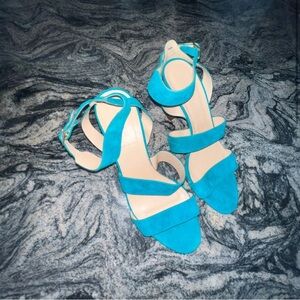 J. Crew Turquoise Heels